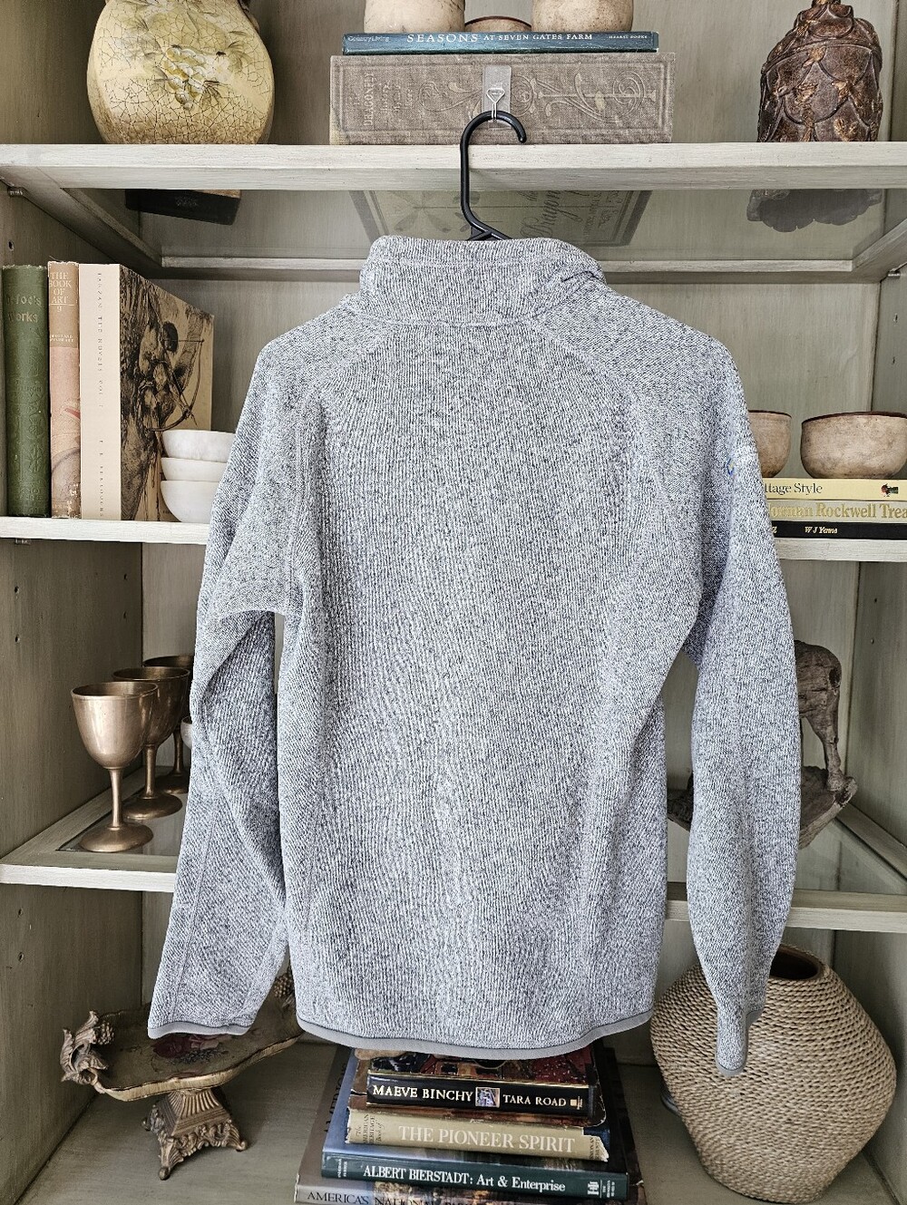 Patagonia Half Zip Fleece Heather Gray Better Sweater - Picture 10 of 12